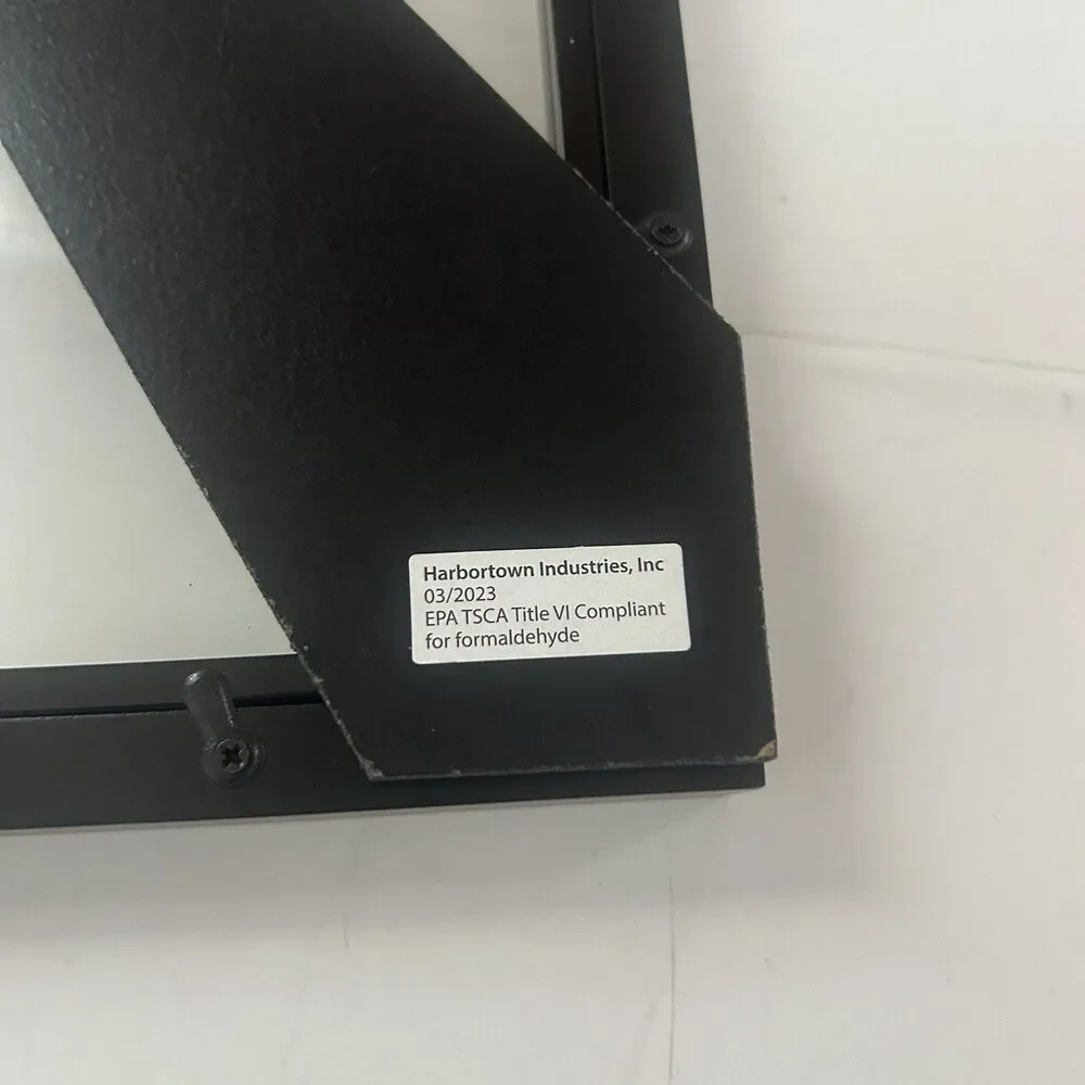Modern Black Floating Picture Frames with Double Glass 8x10”
